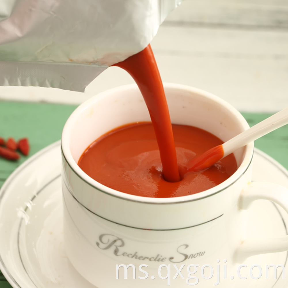 goji juice concentrate with nutritions